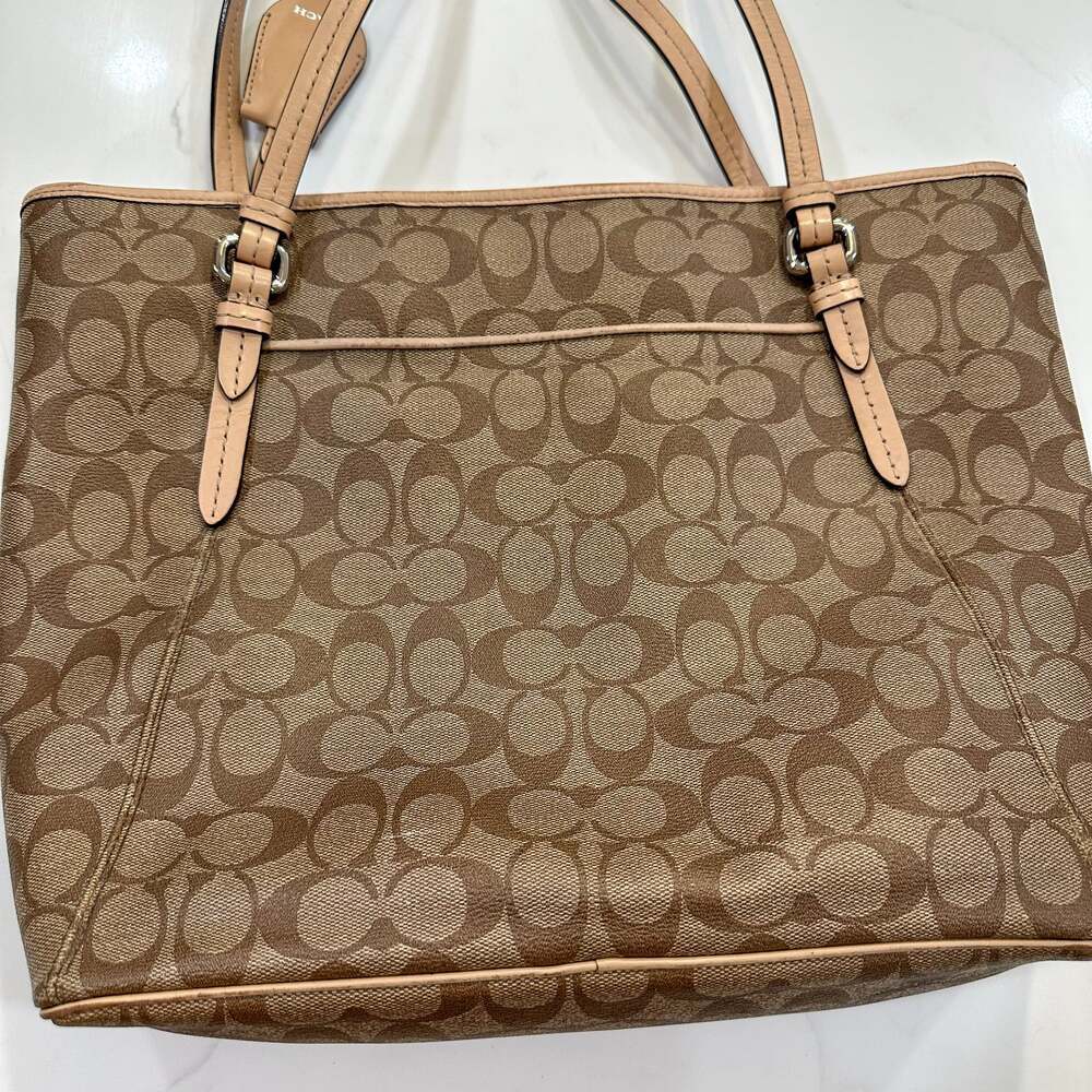 COACH Peyton Signature Zip Top Tote Y2K - Picture 11 of 17
